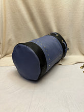 Load image into Gallery viewer, Women's Leather Bucket Bag Blue and Black