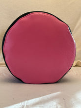 Load image into Gallery viewer, Women's Leather Bucket Bag Pink and Black