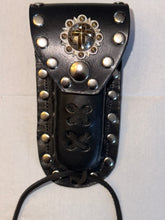 Load image into Gallery viewer, Buck 110 Leather Knife Case - Cross with Stars (Black)

