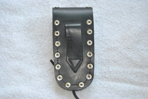 Buck 110 Leather Knife Case - Plain Skull