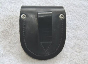 Pocket Watch Case - Black w/ Silver - Size 18