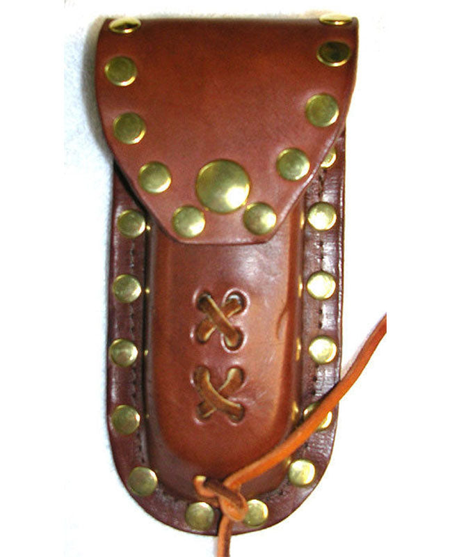 Leather Knife Case - Light Brown