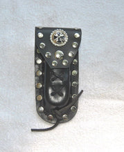 Load image into Gallery viewer, Leather Knife Case - Celtic Cross
